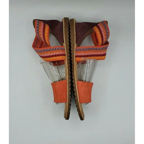 Sorel Women’s Size 6 Ella orange Ankle Scrappy Sandals New - Picture 8 of 13